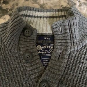 Men’s Gray Sweater Pull Over